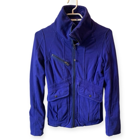 Blue/purple Lululemon sweater/jacket, size 6 - Picture 1 of 10